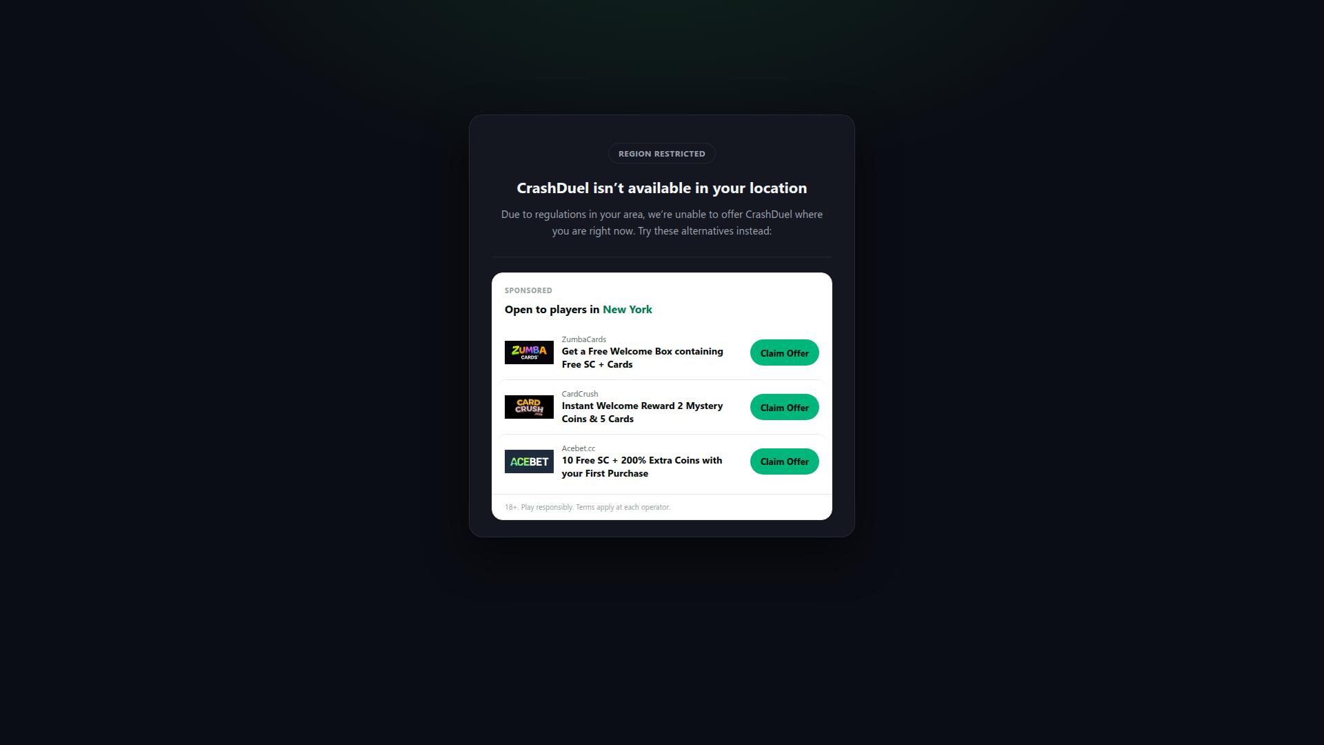 CrashDuel website